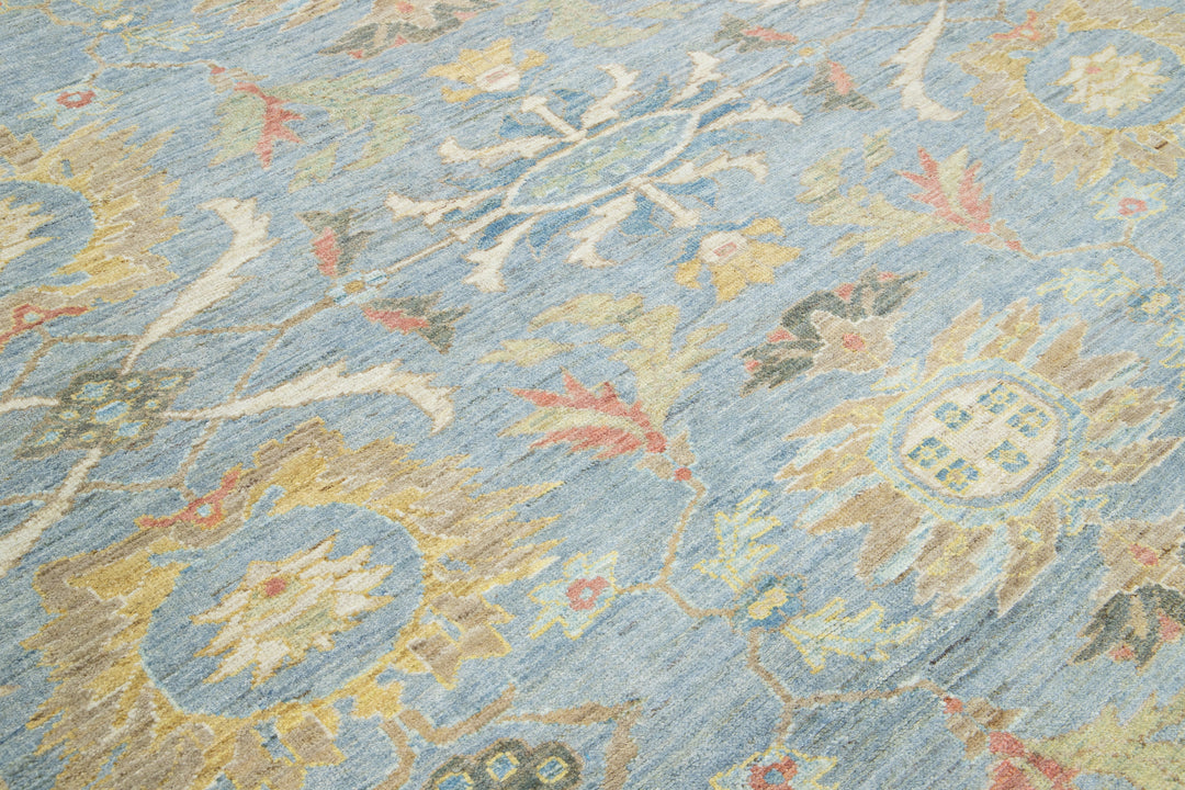 Modern Sultanabad Wool Rug 10 X 11