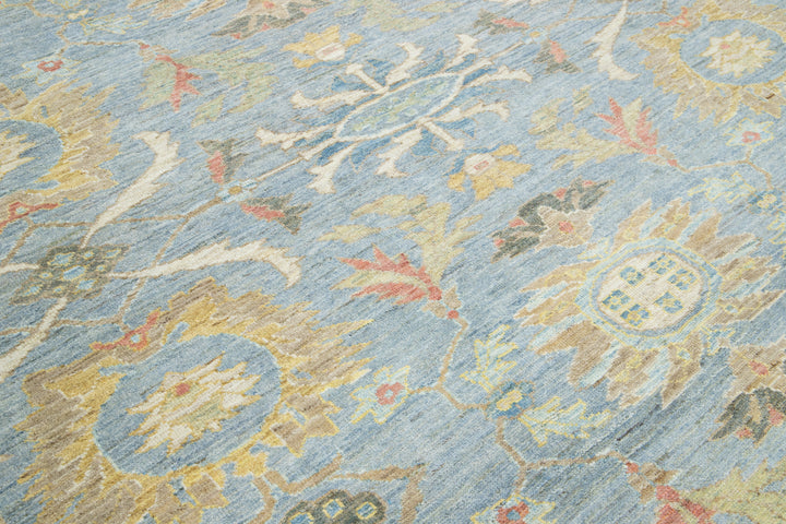 Modern Sultanabad Wool Rug 10 X 11