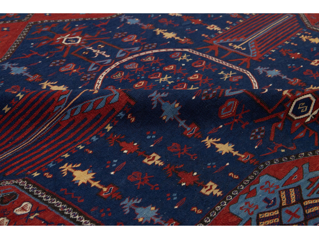 Antique Dagestan Wool Runner 6 X 18