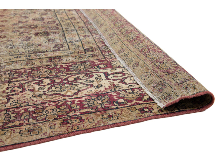 Antique Kerman Wool Rug  10 X 15