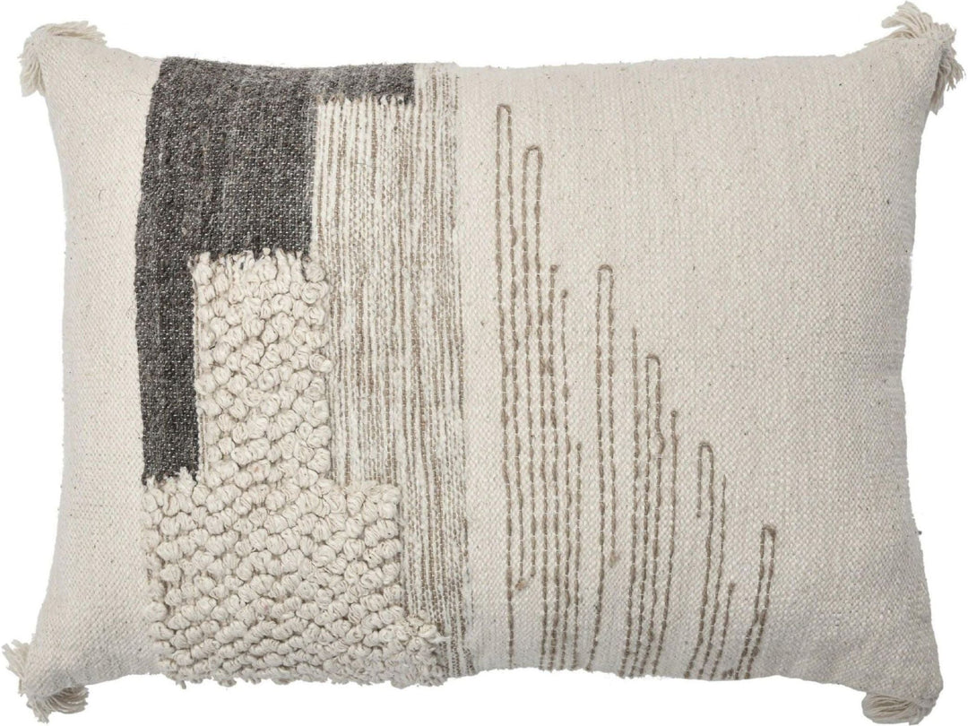 Modern Wool and Cotton Pillow