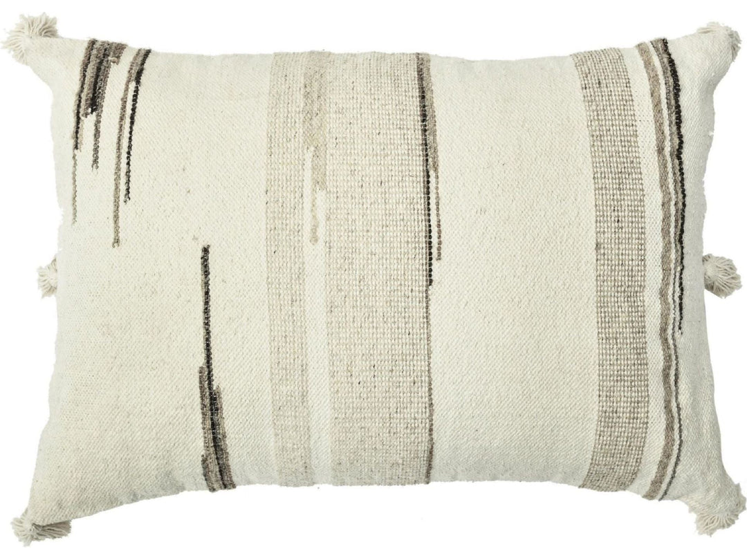 Modern Wool and Cotton Pillow