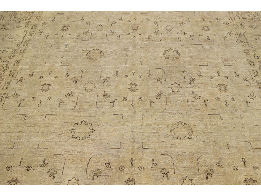 Modern Indian Wool Rug 8 X 10
