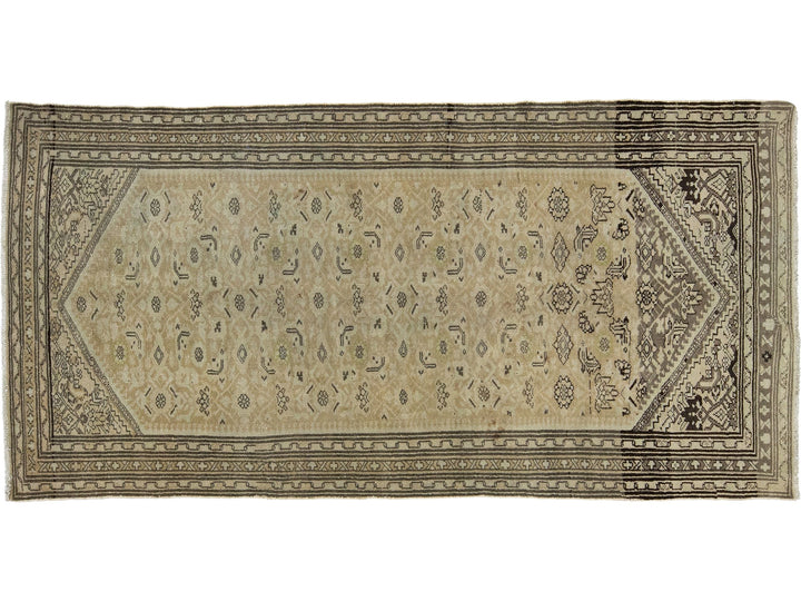 Antique Malayer Wool Runner 5 X 9