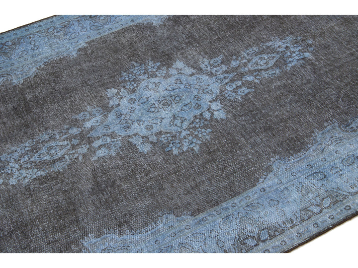 Vintage Overdyed Wool Rug 4 X 7