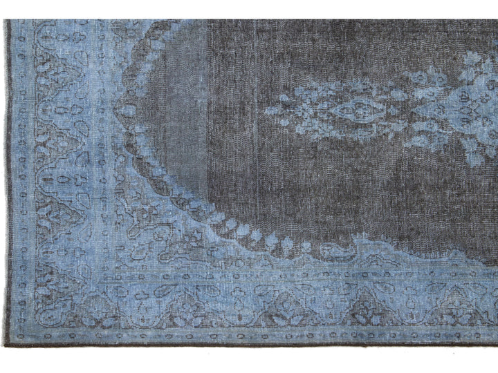 Vintage Overdyed Wool Rug 4 X 7