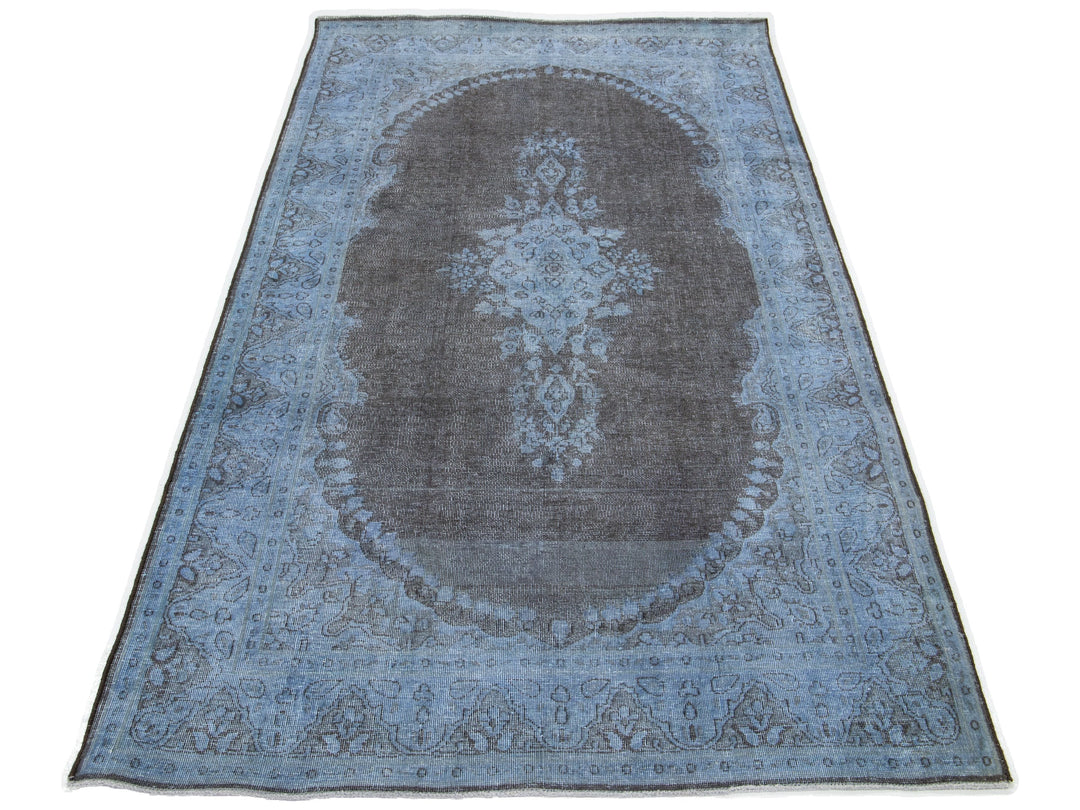 Vintage Overdyed Wool Rug 4 X 7