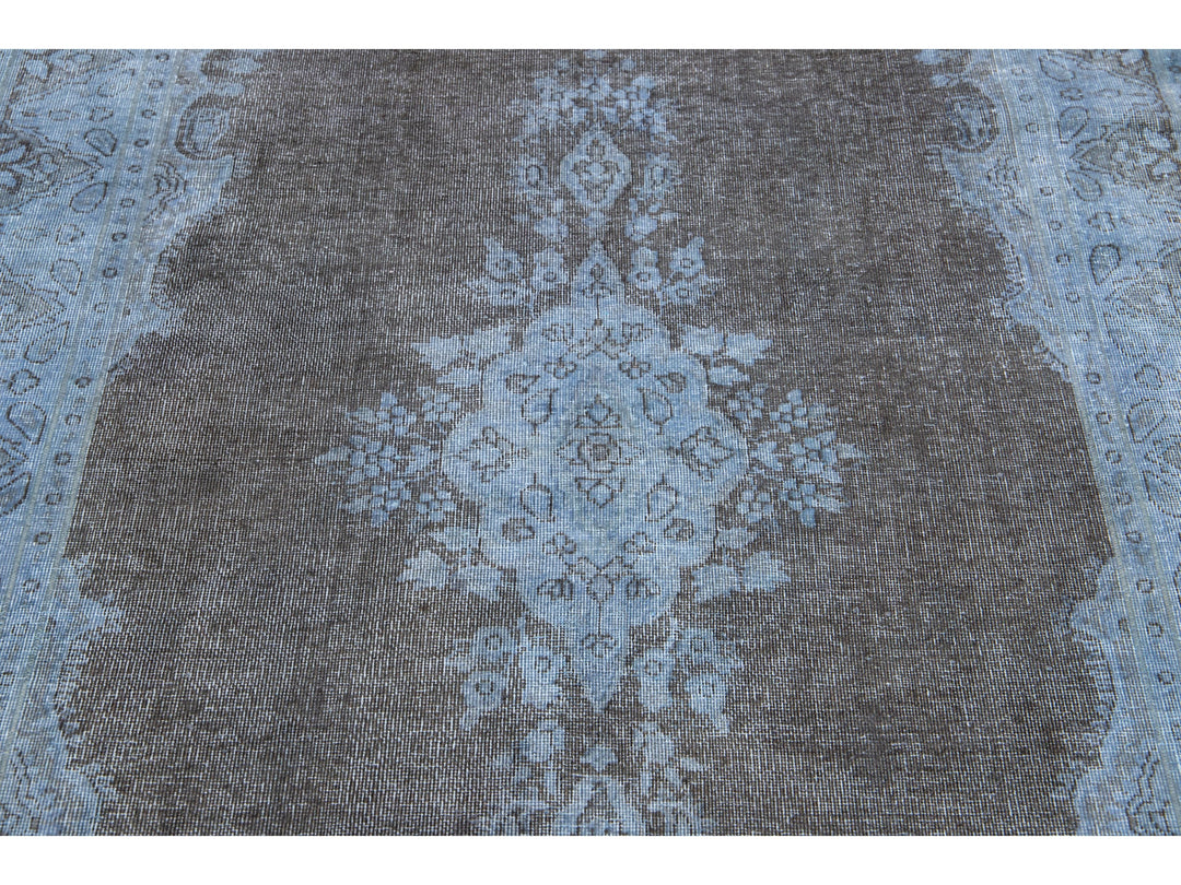 Vintage Overdyed Wool Rug 4 X 7