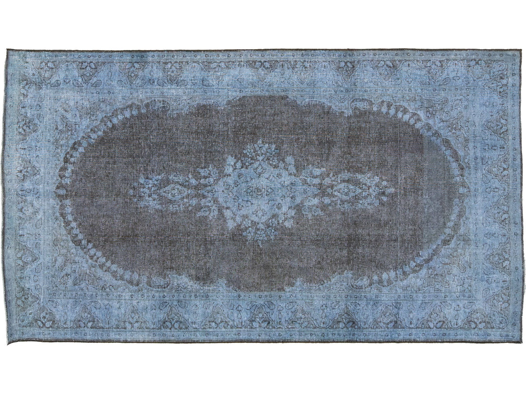 Vintage Overdyed Wool Rug 4 X 7