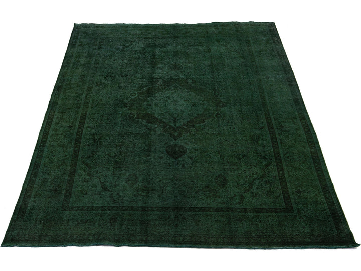 Vintage Overdyed Wool Rug 10 X 16