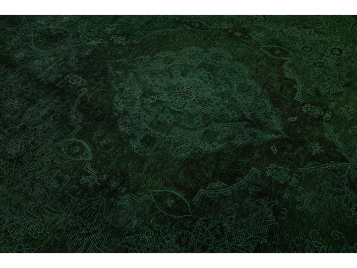 Vintage Overdyed Wool Rug 10 X 16