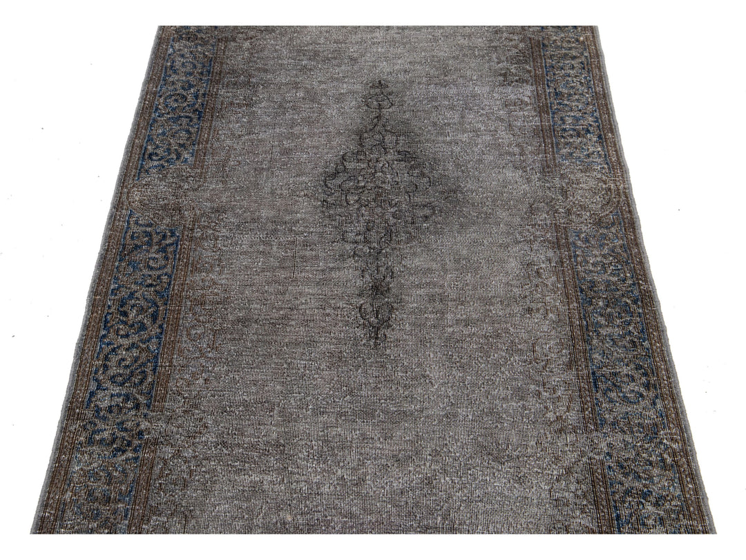 Vintage Distressed Wool Runner 3 X 14