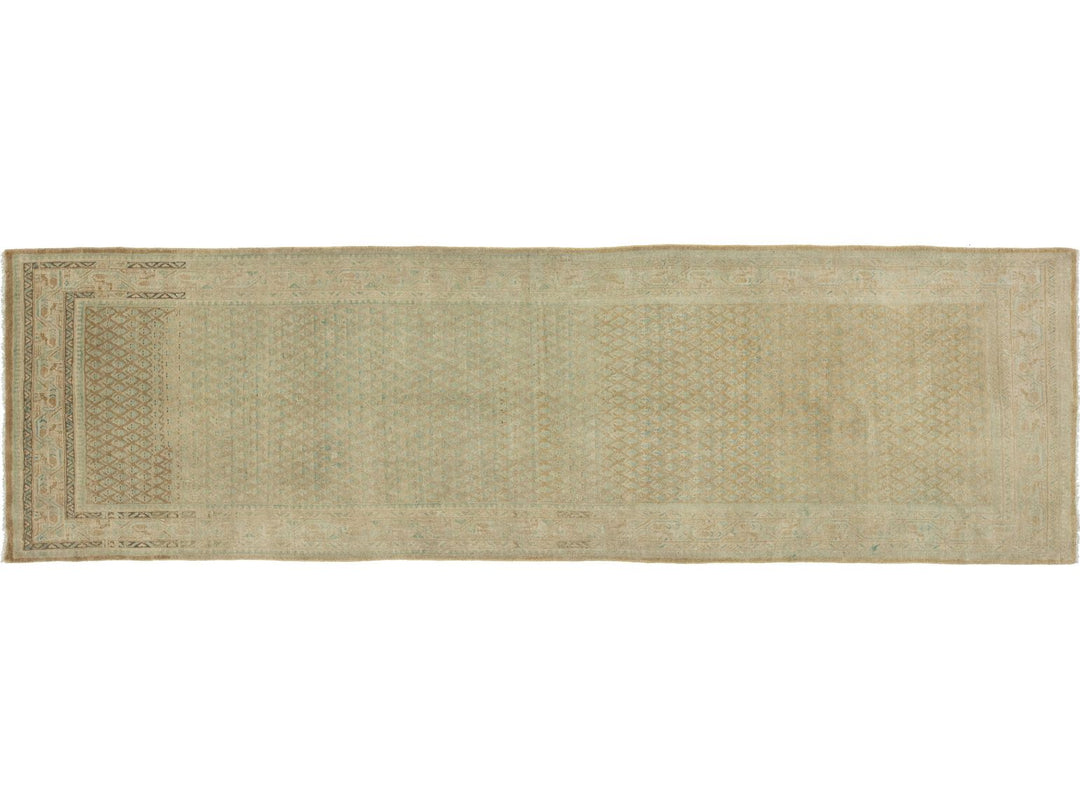 Antique Malayer Wool Runner 4 X 13