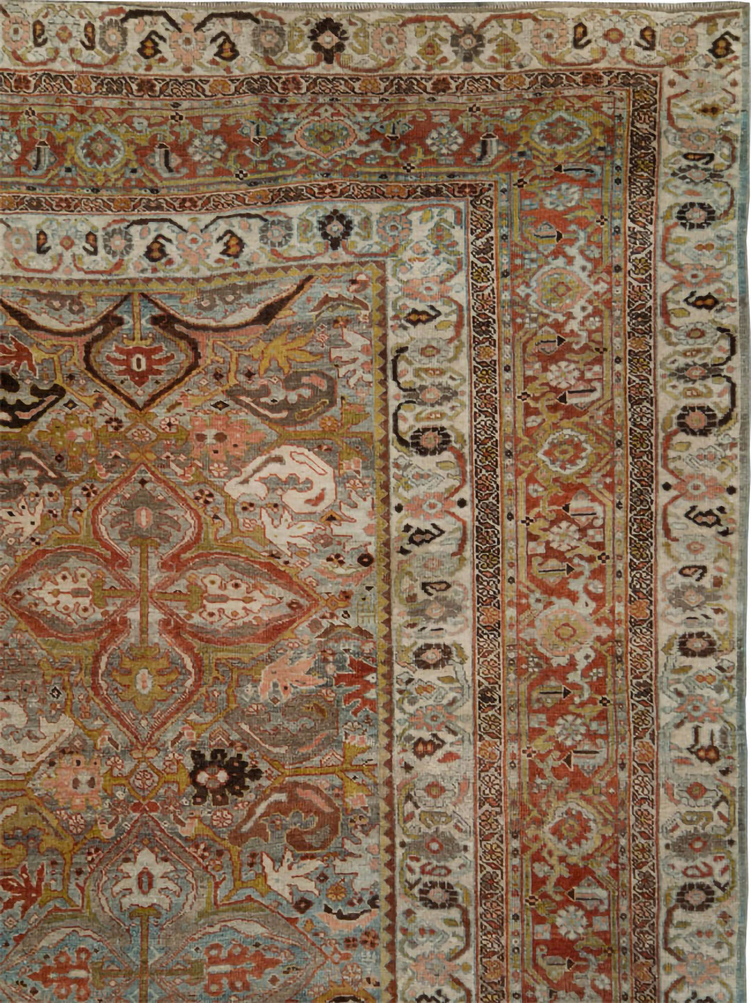 Antique Bidjar Wool Rug 11 X 17