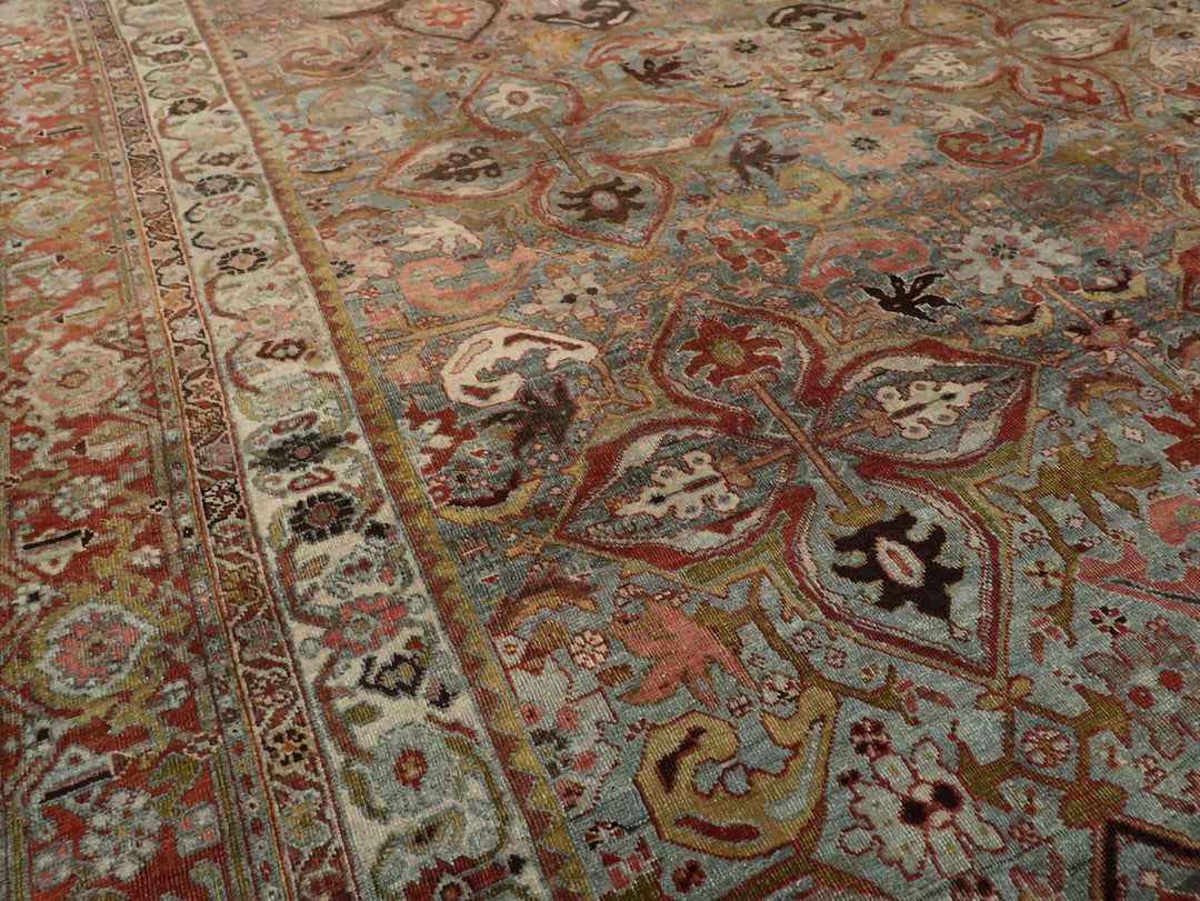 Antique Bidjar Wool Rug 11 X 17
