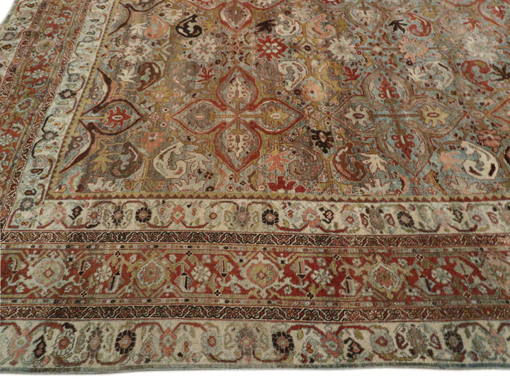 Antique Bidjar Wool Rug 11 X 17