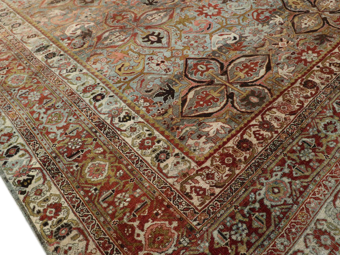Antique Bidjar Wool Rug 11 X 17