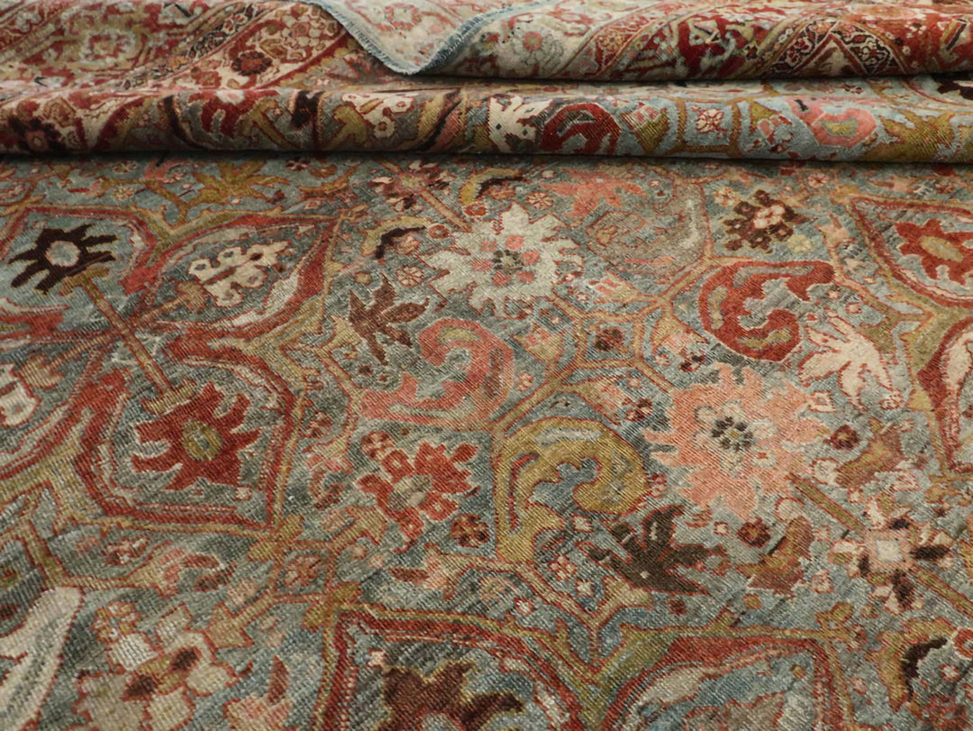 Antique Bidjar Wool Rug 11 X 17