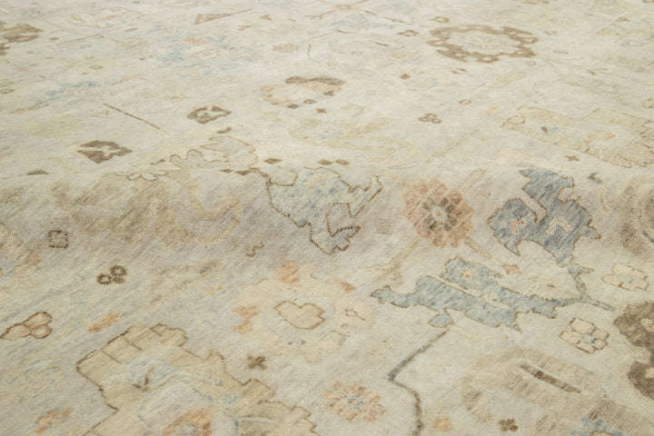 Modern Artisan Indian Wool Rug 12 X 12