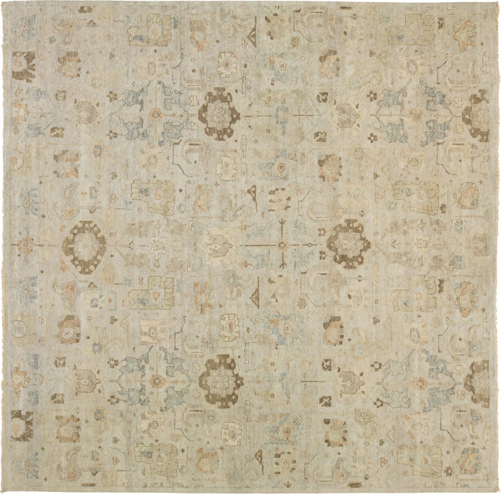 Modern Artisan Indian Wool Rug 12 X 12
