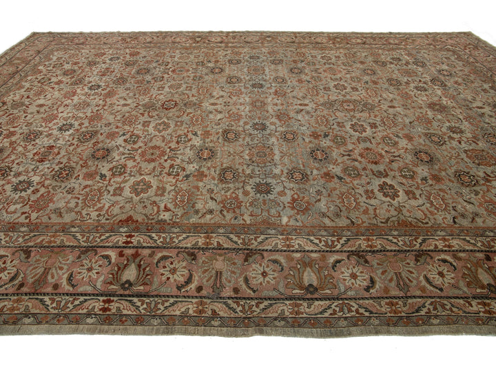 Antique Malayer Wool Rug 12 X 17