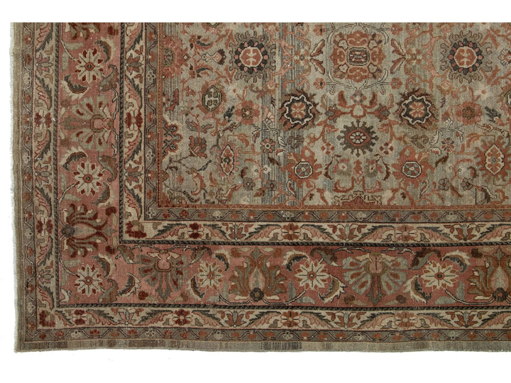 Antique Malayer Wool Rug 12 X 17