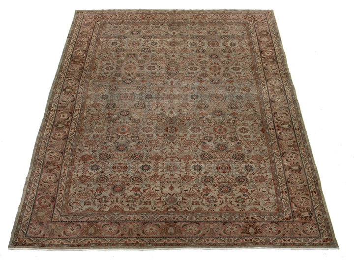 Antique Malayer Wool Rug 12 X 17
