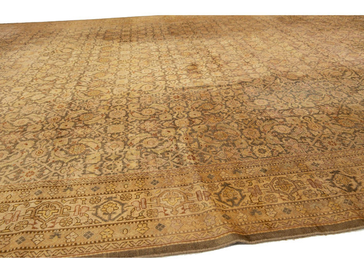 Antique Indian Agra Wool Rug 9 X 19