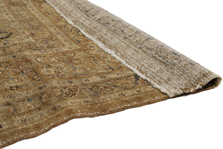 Antique Persian Tabriz Wool Rug 12 X 19