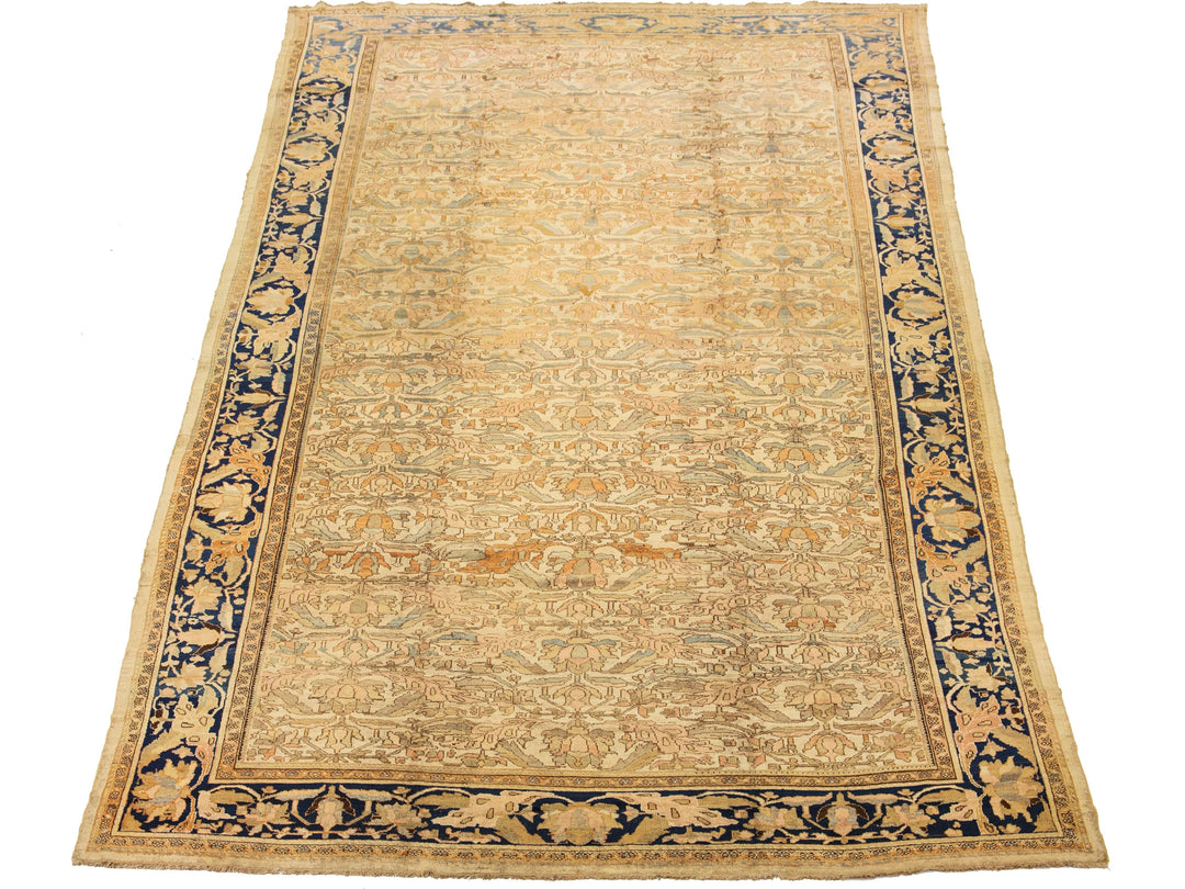 Antique Persian Malayer Wool Rug 11 x 18