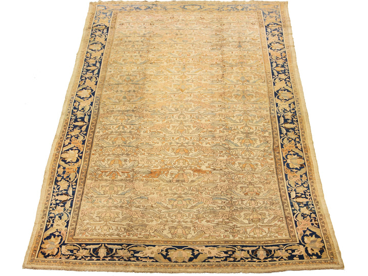 Antique Persian Malayer Wool Rug 11 x 18