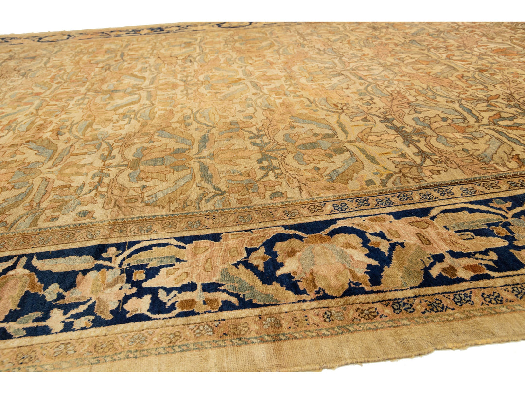 Antique Persian Malayer Wool Rug 11 x 18