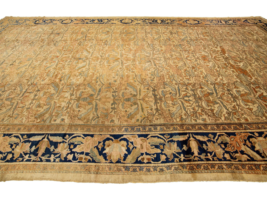 Antique Persian Malayer Wool Rug 11 x 18
