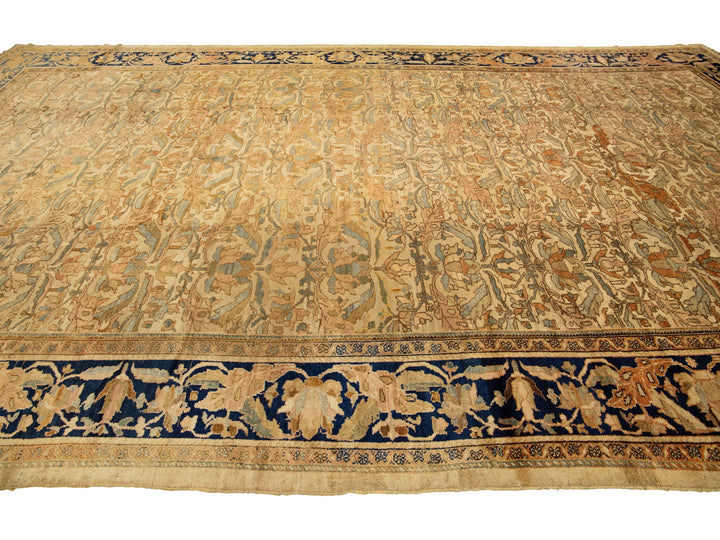Antique Persian Malayer Wool Rug 11 x 18