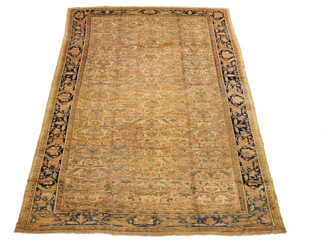Antique Persian Malayer Wool Rug 11 x 18