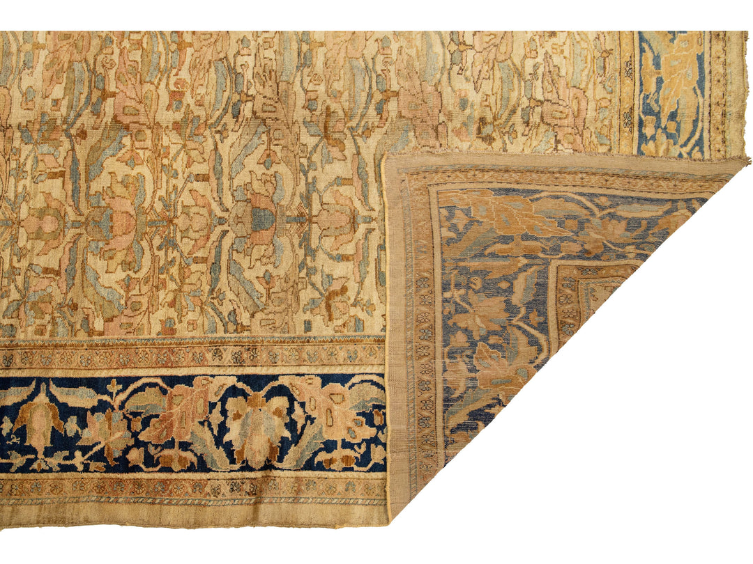 Antique Persian Malayer Wool Rug 11 x 18