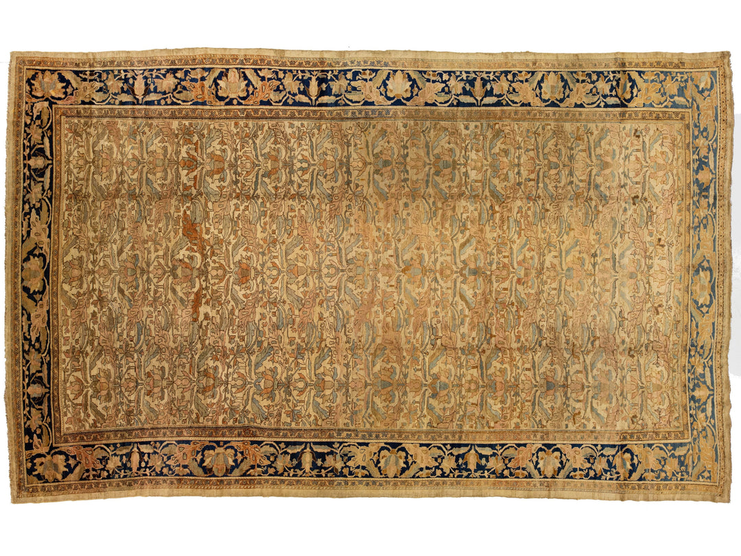 Antique Persian Malayer Wool Rug 11 x 18
