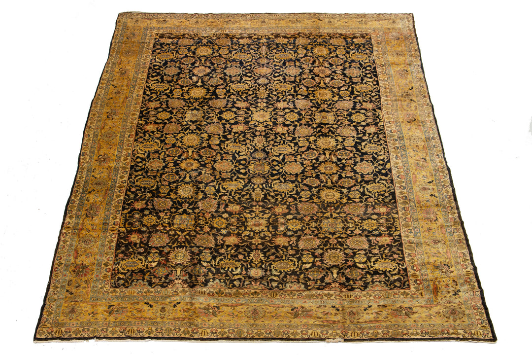 Antique Persian Malayer Wool Rug 12 X 17