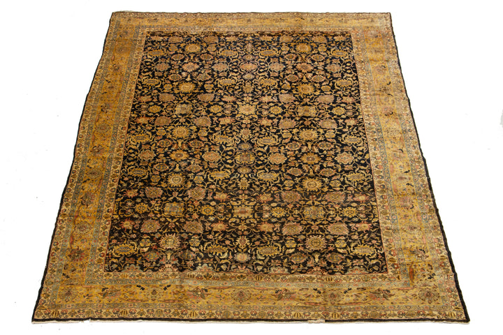 Antique Persian Malayer Wool Rug 12 X 17
