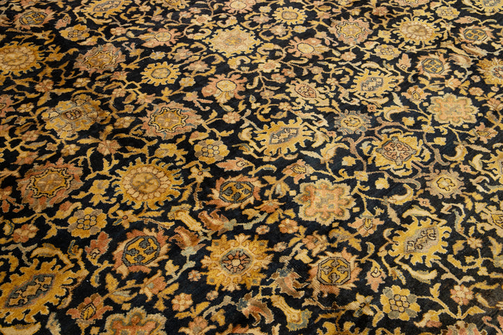 Antique Persian Malayer Wool Rug 12 X 17