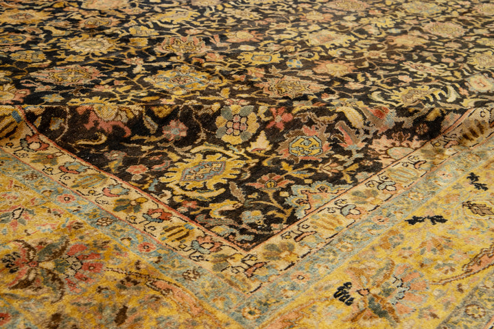 Antique Persian Malayer Wool Rug 12 X 17