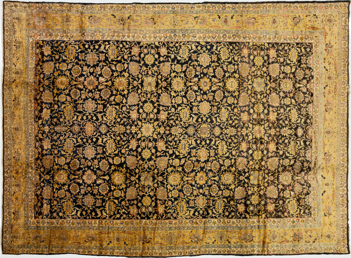Antique Persian Malayer Wool Rug 12 X 17