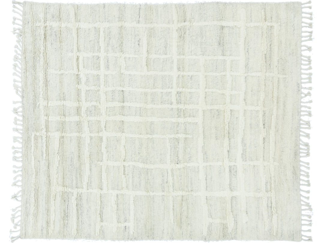 Modern Safi Collection Wool Rug 8 X 10