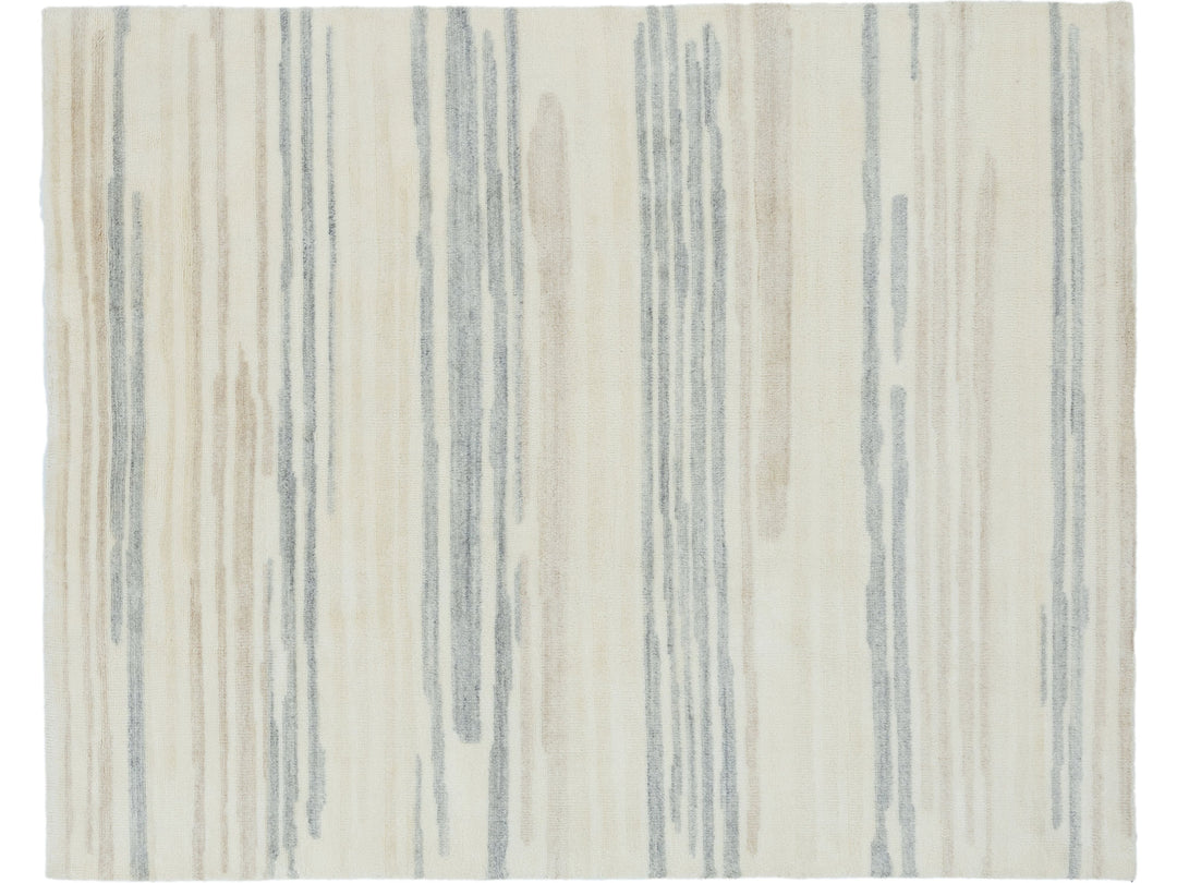Modern Safi Collection Wool Rug 8 X 10