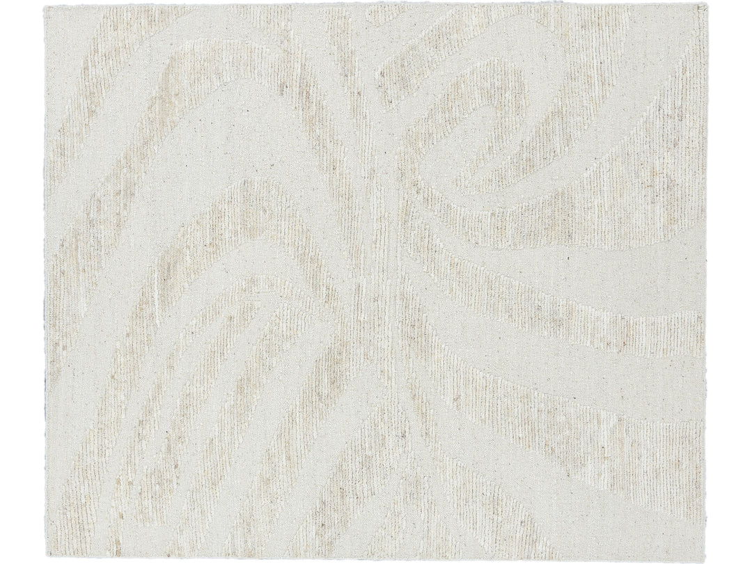 Modern Safi Collection Wool Rug 8 X 10