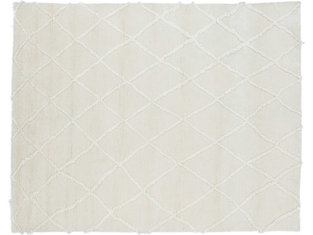 Modern Safi Collection Wool Rug 8 X 10