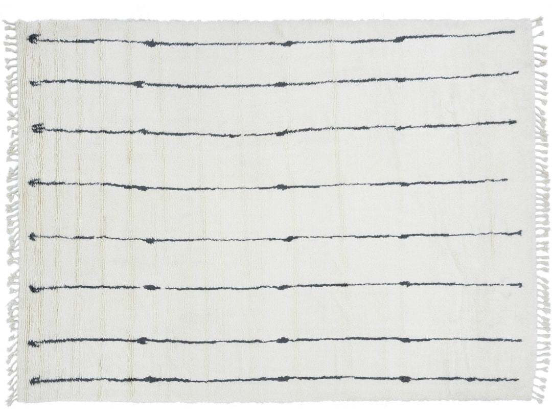 Modern Safi Collection Wool Rug 10 X 14