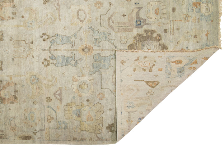 Modern Artisan Indian Wool Rug 13 X 17