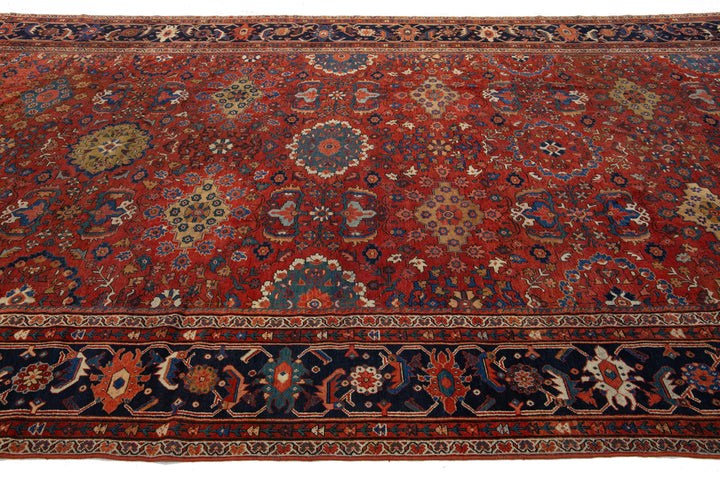 Antique Persian Sultanabad Wool Rug 11 X 20