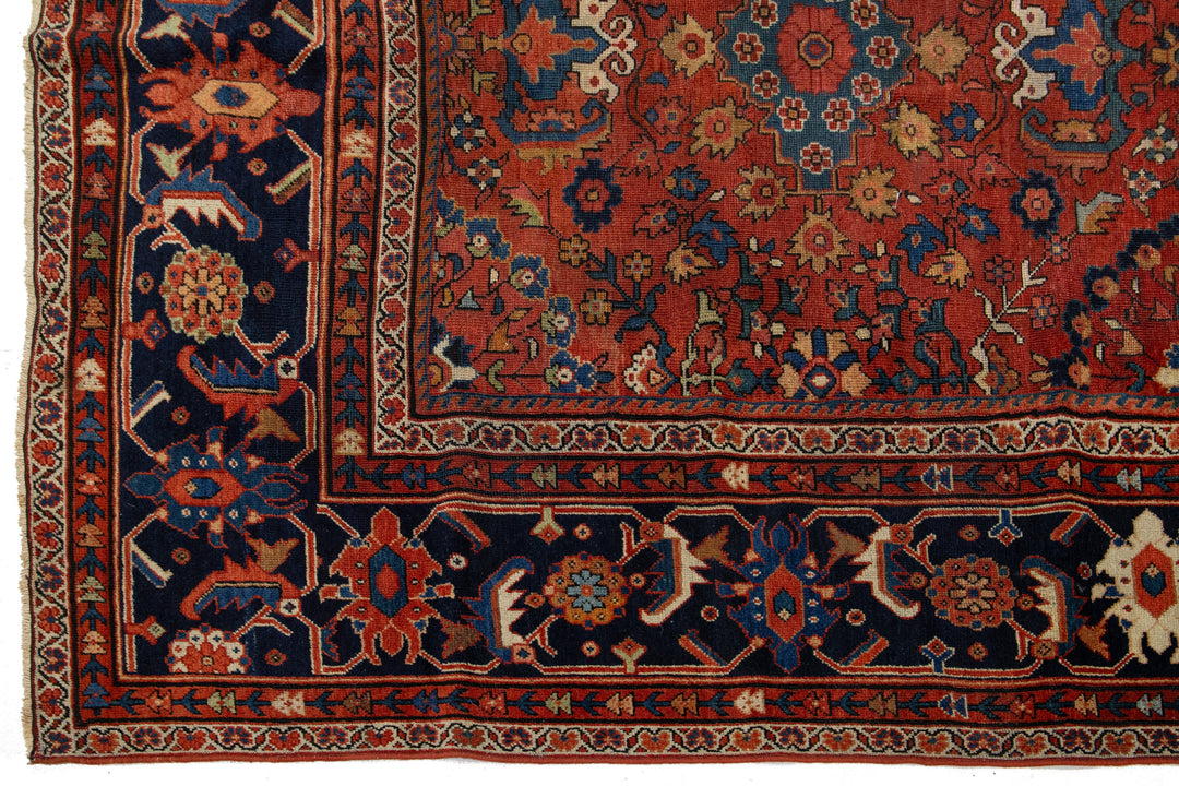 Antique Persian Sultanabad Wool Rug 11 X 20